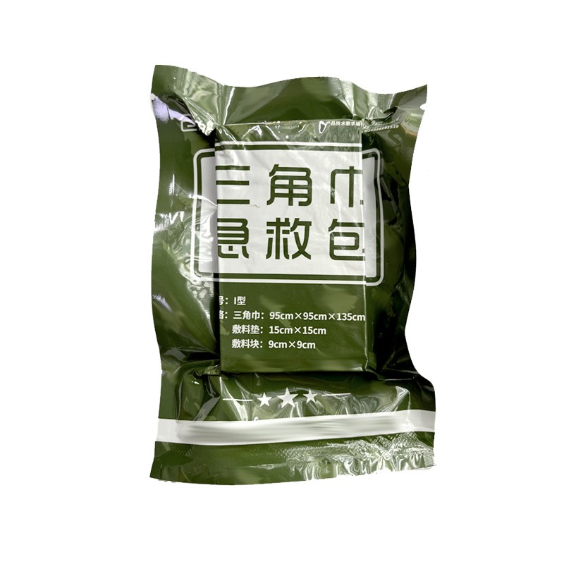 Factory Supply Triangle Towel First Aid Kit Sterile Wound Dressing Medical Hemostatic Gauze