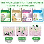 High Quality Natural Herbs Bamboo Vinegar Detox Foot Patch Deep Cleansing Foot Patch