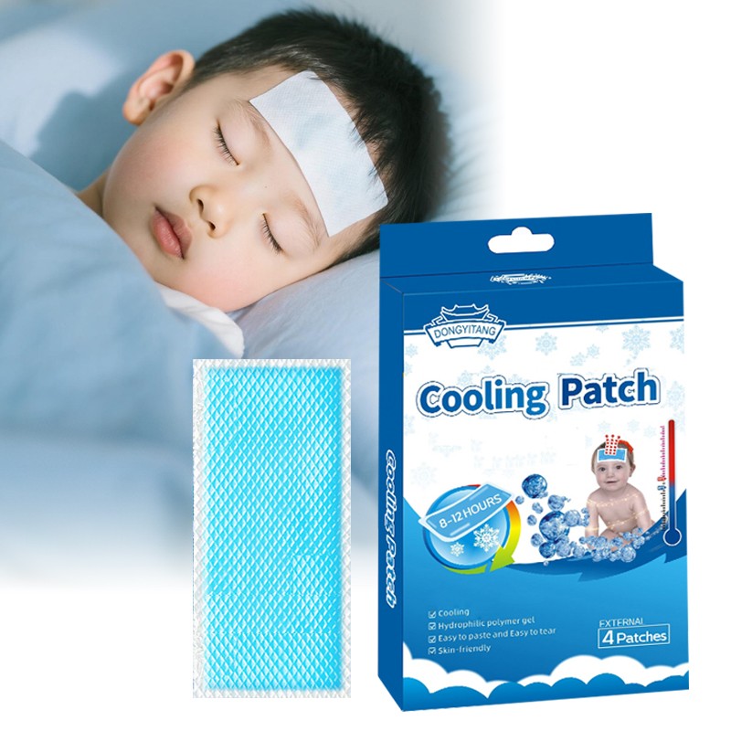 Factory Supply Children Forehead Ice Cold Patch Gentle and Non-irritating Cooling Patch