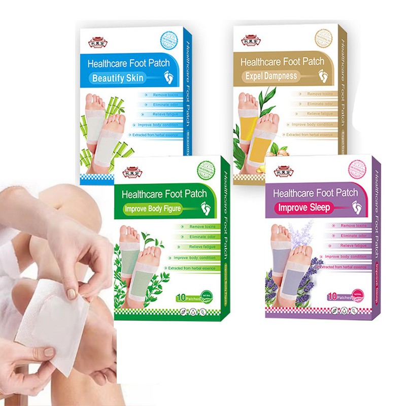 Free Sample Deep Cleaning Beautify Skin Natural Herbal Foot Detox Pads