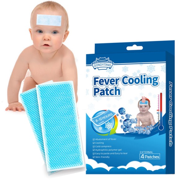 High Quality Hydrogel Cooling Patch Medical Baby Instant Forehead Cool Patches
