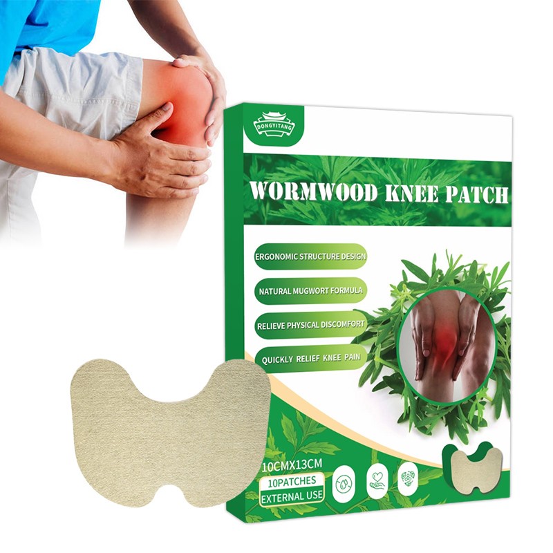 OEM/ODM Hot Sale Natural Wormwood Chinese Herbal Knee Pain Patches