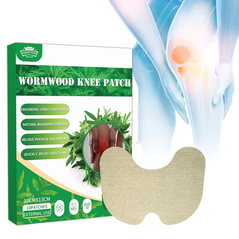 Knee Care Wormwood Plaster Self-Heating Wormwood Knee Pain Patch