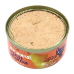 OEM ODM高营养老少猫湿食品罐头85g清蒸真鸡胸肉猫湿食品无人工色素