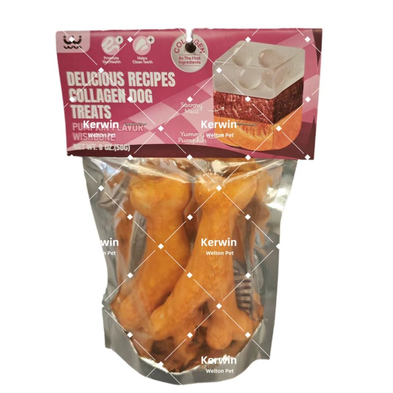 OEM/ODM Dog Food and Treats Wholesale Dog Dental Snack Treats Goat Milk Cheese Slice Collagen High Protein Dental Chews for Pets