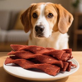 宠物磨牙咀嚼狗零食牙齿清洁牛肉风味扭曲胶原棒高蛋白狗牙齿治疗厂批发供应