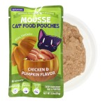 私人标签可接受的营养均衡的猫奶油湿食品，所有年龄85克与真正的蒸鸡胸猫湿食品小吃
