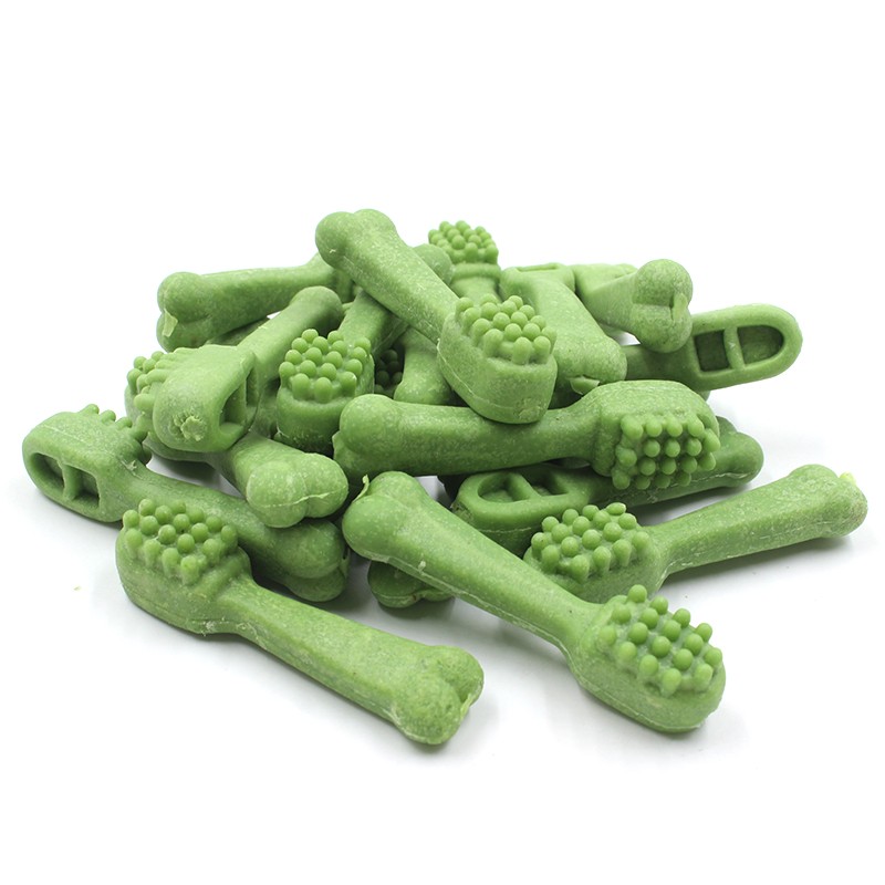 Premium Pet Treats Dog Toothbrush Dental Bone Treats Green Tea Flavor Dog Rewards Snack Factory Offer