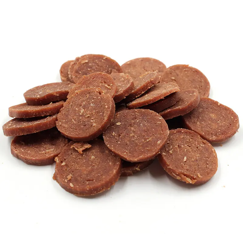 Puppy Health Pet Snacks Clean Teeth Dog Food Dry Dog Treats Chicken Circular Chips Pet Treats Snack for Dog
