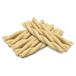 宠物治疗制造商高蛋白狗牙齿护理零食胶原扭棒狗全天然鸡味狗治疗