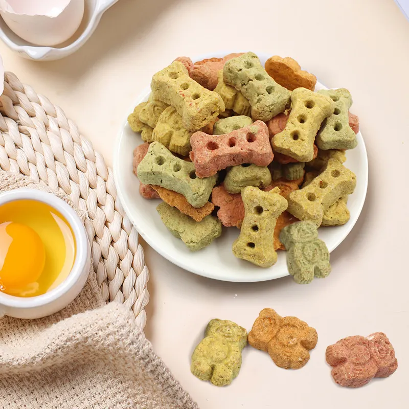 OEM/ODM  Dog Cat Treats Biscuits Snacks Healthy Baked Crunchy Training Rewards for Small Medium Large Pets