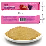 高蛋白猫奶油条治疗谷物和无糖猫条16g私人标签定制天然猫湿食品增肌