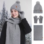Winter Set Supplier - Autumn Acrylic Hat Scarf