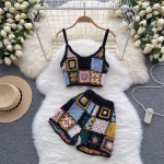 Knitted Blouse Factory - Ethnic Style Hand-Crocheted Vest