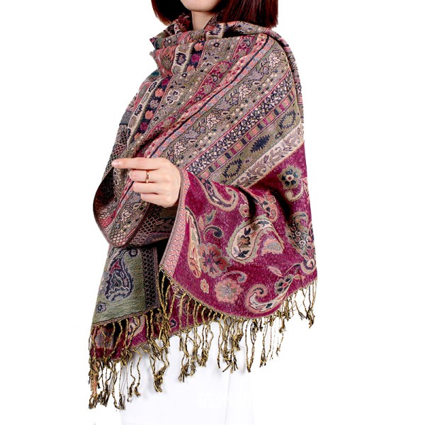 Pashmina Shawl Factory - Custom Design Jacquard Tassel