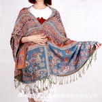 Pashmina Shawl Factory - Custom Design Jacquard Tassel