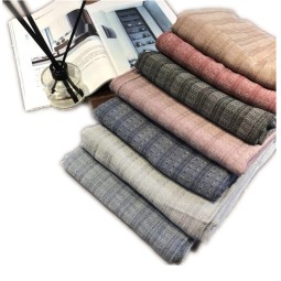 Cotton Scarf Factory - Korean Plain Natural Linen