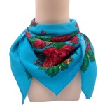 Square Scarf Manufacturer - Russia Style Ethnic Printed