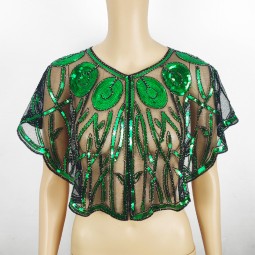 Glitter Cape Supplier - Sequin Beaded Short Cover