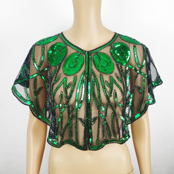 Glitter Cape Supplier - Sequin Beaded Short Cover