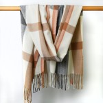 Plaid Scarf Supplier - Autumn Winter Classic Tassel