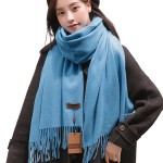 Cashmere Scarf Factory - Solid Color Fashion All-Match