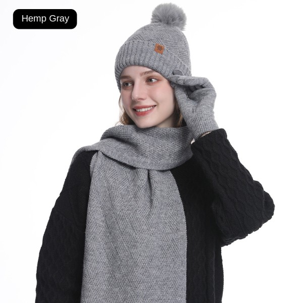 Winter Set Supplier - Autumn Acrylic Hat Scarf