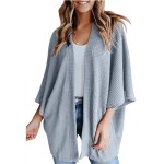 Knitted Cardigan Factory - Women Loose Bat Sleeve