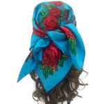 Square Scarf Manufacturer - Russia Style Ethnic Printed