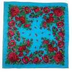 Square Scarf Manufacturer - Russia Style Ethnic Printed