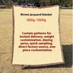 Woven Blanket Factory - Fast Ship Low MOQ Custom
