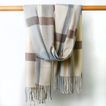 Plaid Scarf Supplier - Autumn Winter Classic Tassel