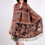 Pashmina Shawl Factory - Custom Design Jacquard Tassel