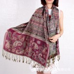 Pashmina Shawl Factory - Custom Design Jacquard Tassel
