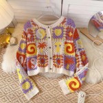 Crocheted Cardigan Supplier - New Fashion Hand Hollow