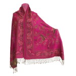 Floral Shawl Manufacturer - Reversible Vintage Jacquard