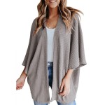 Knitted Cardigan Factory - Women Loose Bat Sleeve