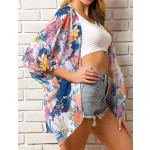 Kimono Top Supplier - Ladies Fashion Floral Printed