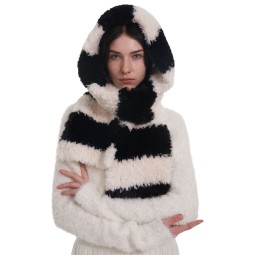 Winter Scarf Supplier - Soft Fashion Striped Thicken