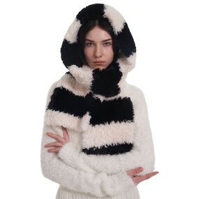 Winter Scarf Supplier - Soft Fashion Striped Thicken