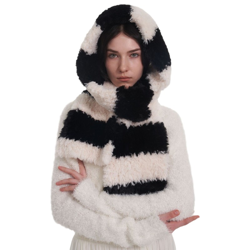 Winter Scarf Supplier - Soft Fashion Striped Thicken