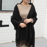 Tassel Shawl Factory - Women Fashion Thickened Warm