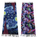 Print Shawl Manufacturer - Hot Sale Double Side Logo