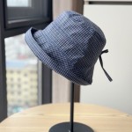 Fisherman Hat Factory - Korean-Style Plaid Summer
