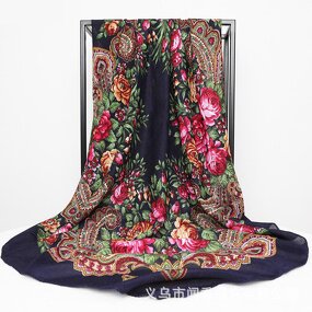 Cotton Turban Supplier - Large Square Scarf Warm