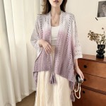 Fashion Shawl Supplier - Custom Hollow Knitted Wrap