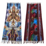 Print Shawl Manufacturer - Hot Sale Double Side Logo