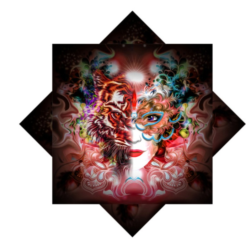 Handkerchief Manufacturer - Custom Design 18 Inch Double-side