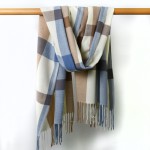 Plaid Scarf Supplier - Autumn Winter Classic Tassel