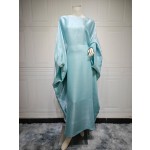 Islamic Kaftan Supplier - Plain Color Shiny Glitter